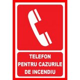 Placute telefon pentru cazurile de incendiu